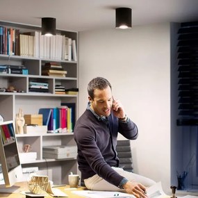 Philips - Faretto LED dimmerabile Hue PILLAR 1xGU10/4,2W/230V nero