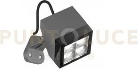 Faretto led pave antracite 17w 2300lm 3000k ip65 14,3x11,3x16,1cm