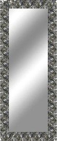 Specchio CAPUA rettangolare in legno argento 169 x 69 cm