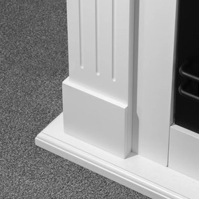 Camino a Bioetanolo da Pavimento 110x37x102 cm Cambridge Bianco...
