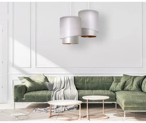 Duolla - Lampadario a sospensione con filo PARIGI 1xE27/15W/230V diametro 40 cm argento/oro