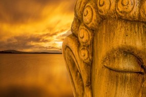 Quadro su tela – Dettaglio di Buddha