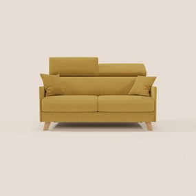 Sole divano letto matrimoniale design compatto - poggiatesta reclinabili e 100% sfoderabile in tessuto smacchiabile T23