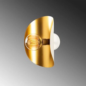 Lampada da parete bianca/dorata Sivani – Opviq lights