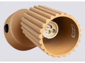 Faretto dorato 8x16 cm Gleam – Sollux