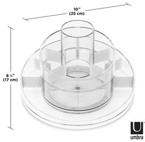 Organizzatore da bagno in plastica per cosmetici Cascada - Umbra