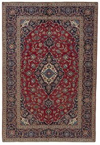 Kashan Tappeto 290 x 200 Rosso (Iran) Annodato A Mano