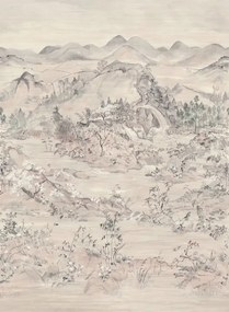 Cole & Son Carta da parati Japanese Chinoiserie - Grasscloth - Pearlescent