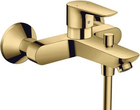 Rubinetto per vasca getto laminare cristallino Talis E per muro oro HANSGROHE