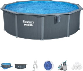 Bestway 561CU-8 Set piscina fuori terra Hydrium da 488X132 cm