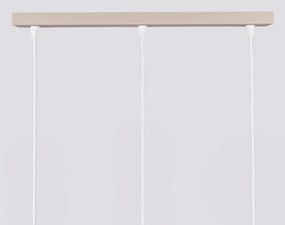 Lampadario grigio tortora in metallo Gleam – Sollux