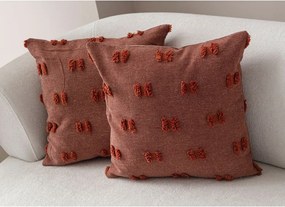 Federe decorative in set 2 pz 43x43 cm Tuffet – Mioli Decor