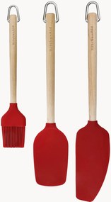 Set di 3 utensili da forno in legno di betulla Kathy