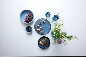 Piatto da portata in vetro blu ø 30 cm Kusintha - Bitz
