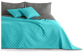 Copriletto in microfibra turchese, 170 x 210 cm Axel - DecoKing