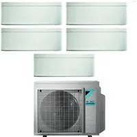 Climatizzatore Condizionatore Daikin Bluevolution Penta Split Inverter serie STYLISH WHITE 7+7+7+7+15 con 5MXM90N R-32 Wi-Fi Integrato 7000+7000+7000+7000+15000 - Garanzia Italiana