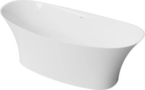 Vasca Voilà bianco ludico con troppo pieno L 78.6 x H 63.4 x P 170 cm