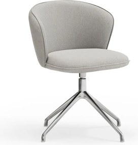 Set di sedie da pranzo grigio chiaro in imbottito 2 pz Add – Teulat