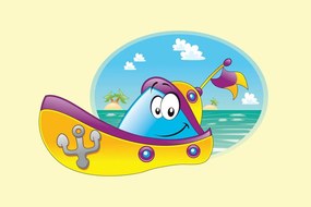 Quadro su tela – Avventura in barca