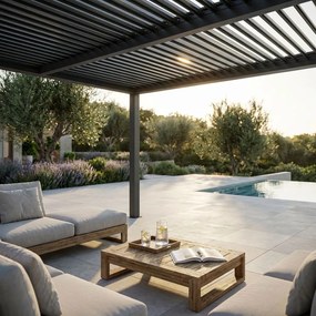 NIMBUS - pergola bioclimatica in alluminio 4x4