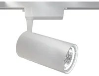 Faretto a LED per Sistema Illuminazione Binario 40W 3000K in Alluminio Vuoro Bianco