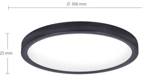 Brilagi - Plafoniera LED ESTELA LED/18W/230V nera