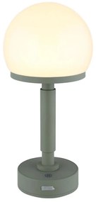 Globo 21034B - LED Lampada da tavolo ricaricabile HAKU LED/2,5W/5V 2800K verde