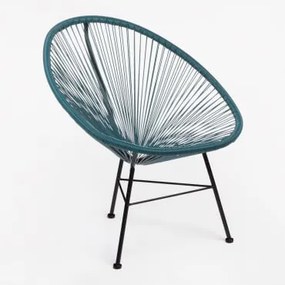 Confezione da 2 nuove sedie da giardino Acapulco Blu Pacífico - Sklum