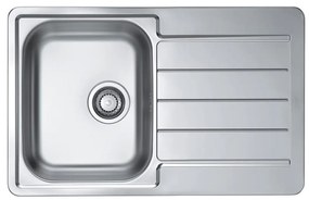 ALVEUS 1069147 - Lavello della cucina LINE 79x50 cm opaco acciaio/raso