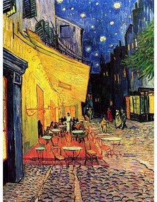 Riproduzione di un dipinto, 60 x 80 cm Vincent van Gogh - Cafe Terrace - Fedkolor