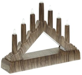 Retlux - Candeliere di Natale a LED 7xLED/2xAA bianco caldo