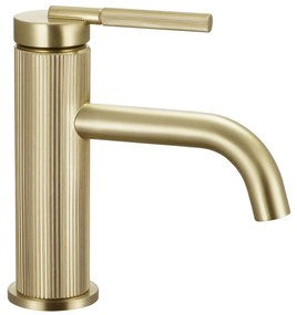 Rubinetto da lavabo Rea Serra Brush Gold low