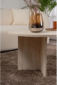 Tavolino da salotto beige semilucido 60x119 cm Sable – Kalune Design