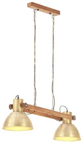 Lampada A Sospensione Industriale 25 W Ottone 109 Cm E27 /