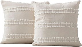 Federe decorative in set 2 pz 43x43 cm Tuffet – Mioli Decor