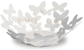 Centro tavola moderno grande con farfalle butterfly bianco