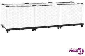 vidaXL Fioriera Rialzata 120x40x38 cm in Polipropilene