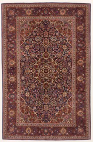 Kashan Tappeto 210 x 130 (Iran) Annodato A Mano