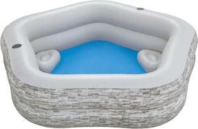 Bestway Piscina Gonfiabile Familiare 213x206x53 cm +6 Anni Giardino 54423