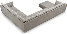 Divano angolare grigio chiaro (angolo destro) Vanda - Mazzini Sofas