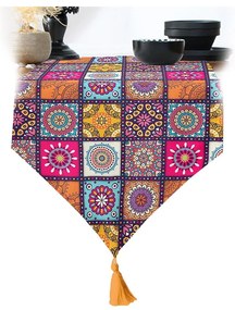 Runner 45x140 cm Mandala Tiles – Minimalist Cushion Covers