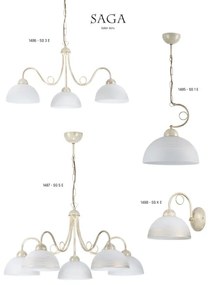 Jupiter 1487 - Lampadario a sospensione con catena SAGA 5xE27/60W/230V