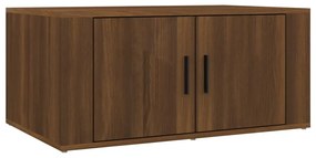 Tavolino da salotto rovere marrone 80x50x36cm legno multistrato