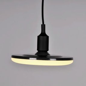 LED Lampada a sospensione KIKI 1xE27/15W/230V nero