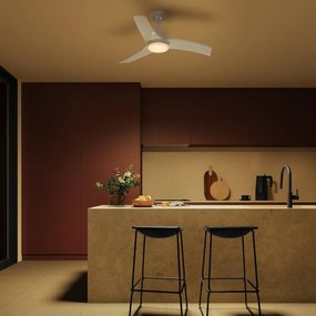 Ventilatore da soffitto Aruba, bianco, Ø 112 cm, CCT, INSPIRE IP20