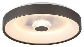 Searchlight 89735-38LT - Plafoniera LED dimmerabile POLKA 24W/230V + 6W, Ø 38,5 cm, marrone