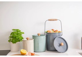 Contenitori in acciaio per rifiuti compostabili in set da 3 - Kitchen Craft