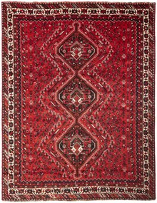 Shiraz Tappeto 300 x 230 Rosso (Iran) Annodato A Mano