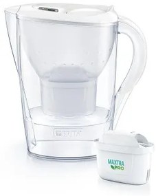 Brocca filtrante Brita Marella +1 Maxtra Pro PP Bianco polipropilene 2,4 L 150 l