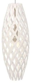 David Trubridge - Hinaki Lampada a Sospensione H50 Bianco 2 Lati David Trubridge